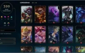 CONTA DE  LOL Plat 1 - 399 SKINS
