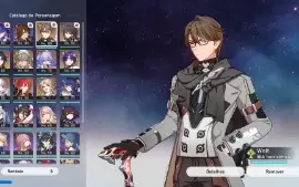 Conta Honkai Star Rail Acheron Ruan Mei Blade e outros t5