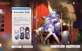 Conta Honkai Star Rail Acheron Ruan Mei Blade e outros t5