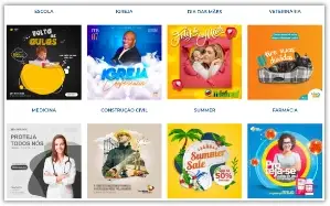 1000 Artes Editáveis pelo CANVA