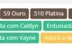 conta lol plat 4 muitas skins