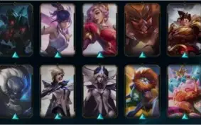 Conta LoL, Platina 4, Ouro 3 (Flex), Nível 259 e 169 Skins+