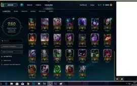 CONTA LEAGUE OF LEGENDS RANKED COM SKIN DJ SONA