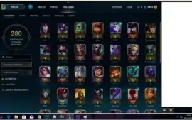 CONTA LEAGUE OF LEGENDS RANKED COM SKIN DJ SONA