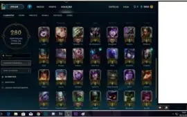 CONTA LEAGUE OF LEGENDS RANKED COM SKIN DJ SONA