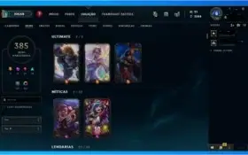 LEague of legends 385 skins todos os champs diamant SS2