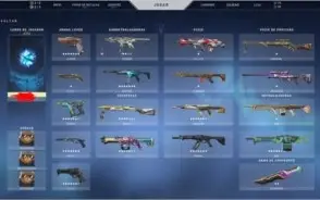 Conta Valorant Com muitas skins | Diversas Facas | 143 Cards