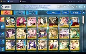 Conta FGO - Conta com 7  SSR e vários SR