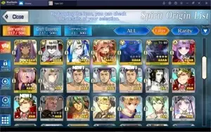Conta FGO - Conta com 7  SSR e vários SR