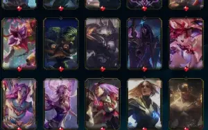 conta lol com 637 skins