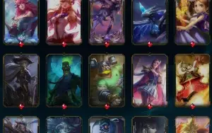 conta lol com 637 skins
