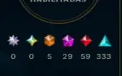 conta lol com 637 skins