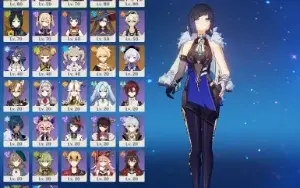Conta AR 50 America - Nahida + Yae + Yelan + Tighnari + Mona