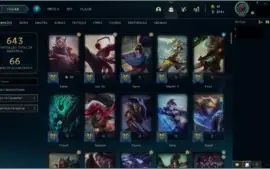 Conta de league of legends