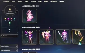 Conta League of Legends Main LeBlanc, Katarina e Evellynn