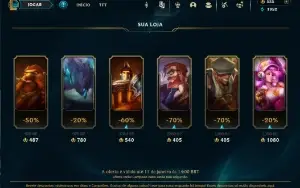 Conta lol handlevel *leia a descrição* O PREÇO ABAIXOU