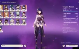 Raiden shogun+Bis, yoimiya,keqing,chevreuse C2,Kujou SaraC6,