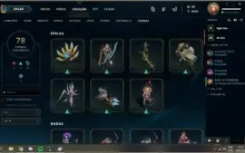 Conta lol Prata 1 231 Skins