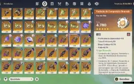 Genshin Impact - Ar59, 33T5⭐ Honkai 14 T5⭐Shogun + Bis