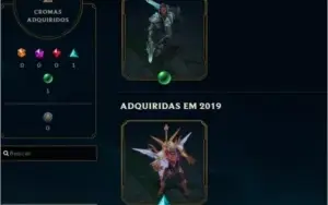 CONTA LOL: COM 35 SKINS - 76 CHAMPIONS - BORDA PLATINA