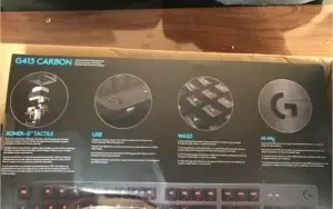 Teclado logitech g413 carbon na garantia (lacrado)