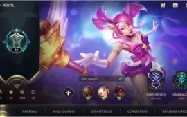 ESMERALDA I + 10 SKINS + 250 WLD CORES + 23 CAMPEÕES + PASSE