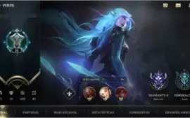 ESMERALDA I + 10 SKINS + 250 WLD CORES + 23 CAMPEÕES + PASSE
