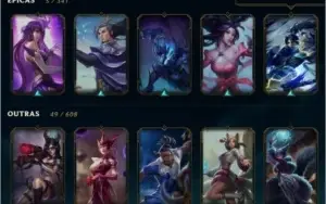 ACC UNRANKED VÁRIAS SKINS