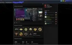 CONTA STEAM NIVEL 56 - 281 JOGOS 12 MEDALHAS CSGO