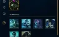 Conta League ofLegends Gol V 171 Skins