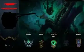 Conta LOL com todos os campeões e 145 skins
