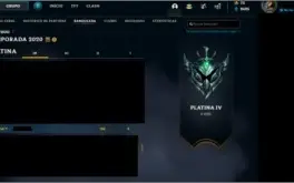 Conta League Of Legends - Platina |nível 250 |283 skins