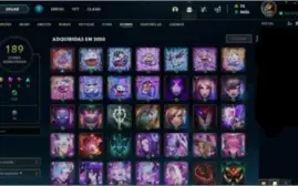 Conta League Of Legends - Platina |nível 250 |283 skins