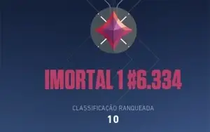 Conta imortal mmr radiante