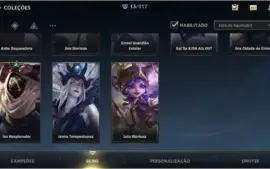 MAIN ADC: ESMERALDA III + 13 SKINS + 35 CAMPEÕES
