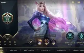 MAIN ADC: ESMERALDA III + 13 SKINS + 35 CAMPEÕES
