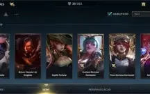 WILD RIFT GRÃO MESTRE; {4LENDÁRIAS}; PASSE ON; 33 SKINS