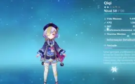 Conta Genshin AR 50+ com Hutao Yae miko Kazuha e Baizhu