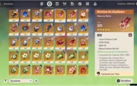 Conta Late Game Xiao, Klee, Venti, ETC ar 54