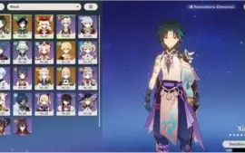 Conta Late Game Xiao, Klee, Venti, ETC ar 54