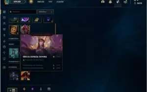 Conta platina 1 BARATA com 1 skin e 28 champs