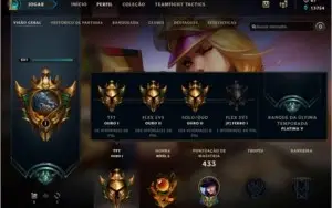 Conta Platina 700 skins All champions