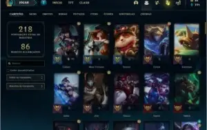 Conta ouro 3 MAIN ADC com 100 champs e 114 skins