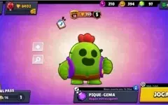 Brawl Stars com Lendária + CR com 16 Lendárias Barato