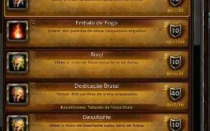 Acc achivs de rbg e ilusoes pvp