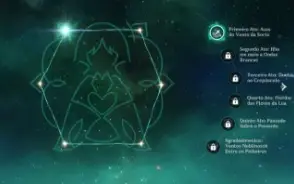 conta genshin AR 58 muitos personagens e armas 5*