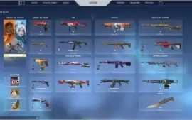 CONTA VALORANT COM MAIS DE 800 REAIS EM SKINS,  DIAMANTE 3