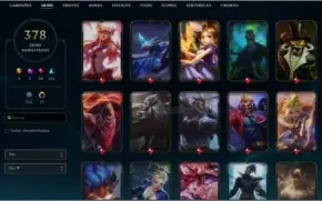 Conta league of legends Plat IV lvl 290