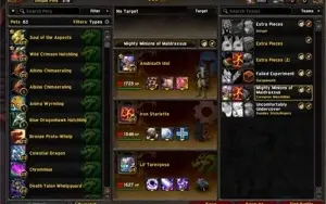 Conta wow com 10 mounts TCG, cm de pandaria e mais.