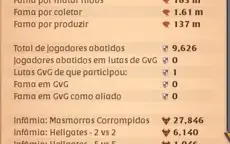 CONTA ALBION + EMAIL ZVZ / PVP/ REFINAR TECIDO 100/100